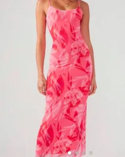 Perfect Stranger Pink Mesh Dress Size S for rent on The Volte - image 1