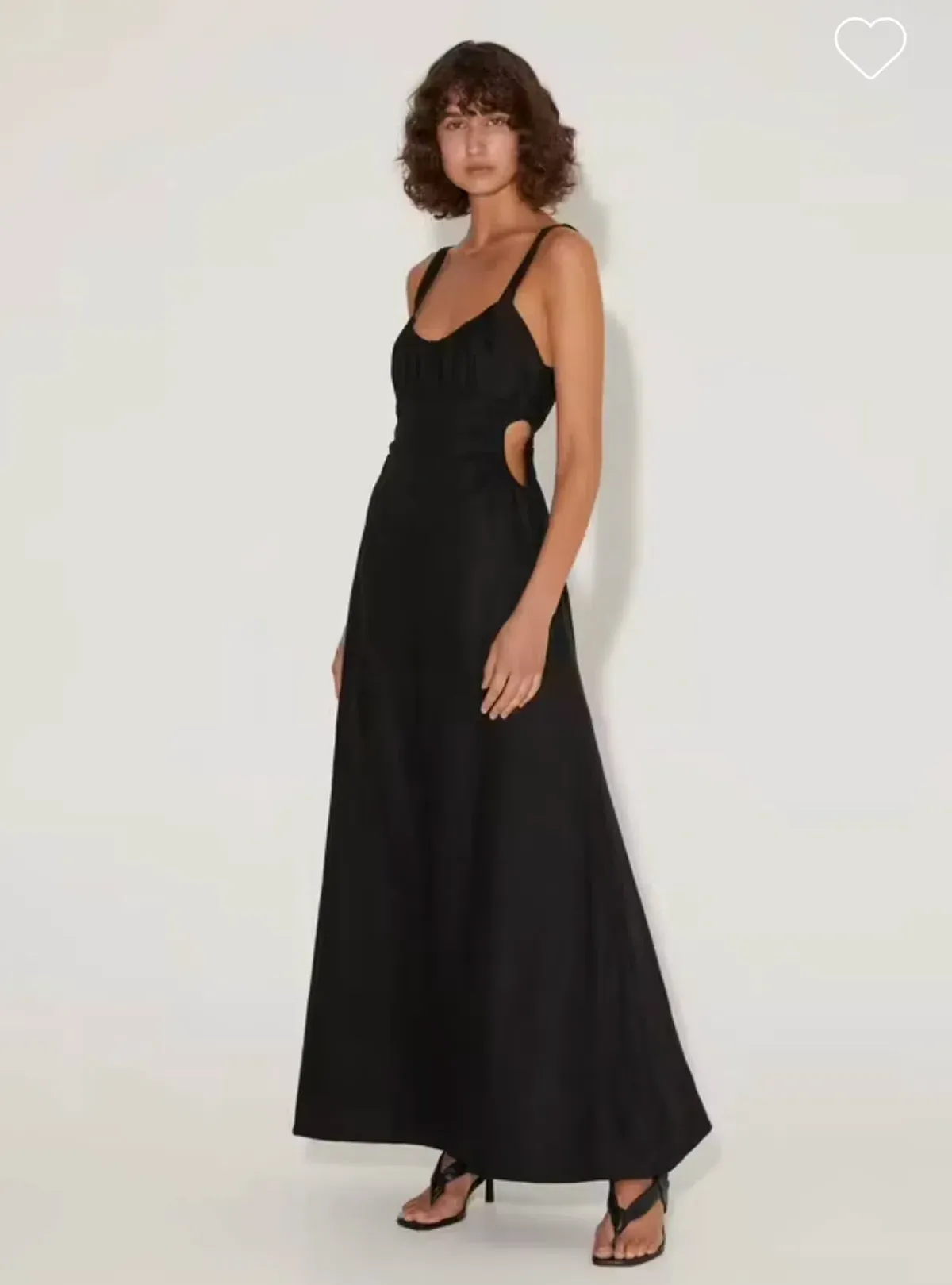 Hansen and Gretel Carlos maxi dress in black size L (AU12) for rent on The Volte - main image