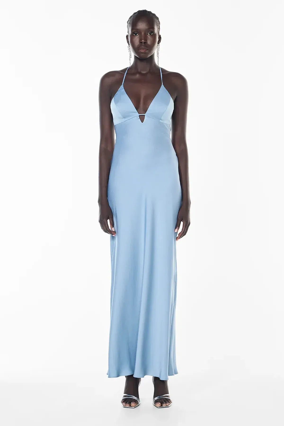 Manning Cartell Time To Shine Slip Dress Powder blue Size 12 for rent on The Volte - main image