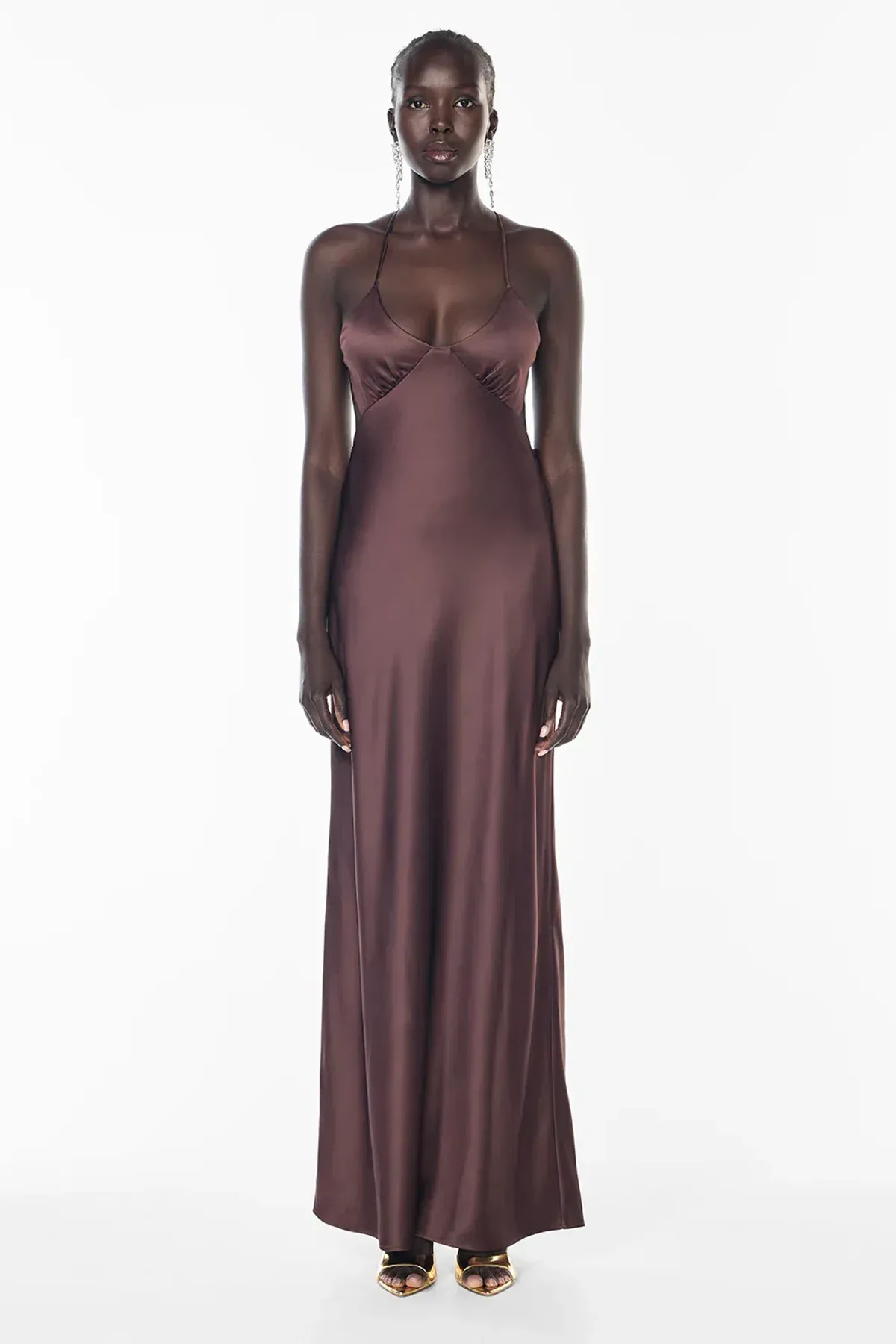 Manning Cartell Saturation Point Slip Dress Mocha Size 10 for rent on The Volte - main image