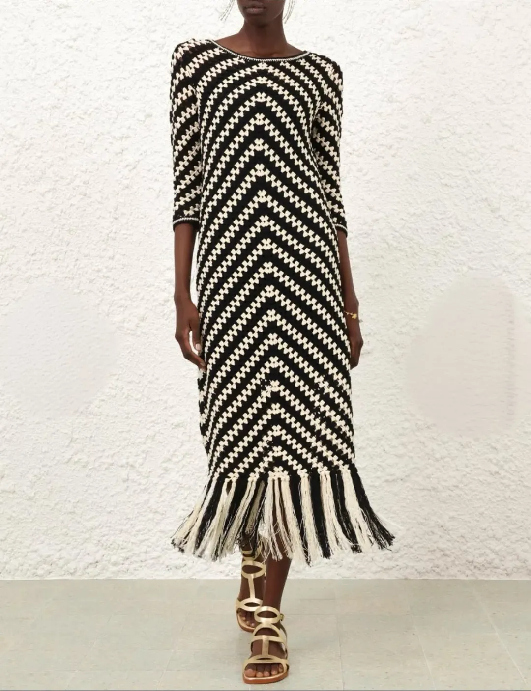 ZIMMERMANN Halliday Hand Crochet Dress (Size AU12) for rent on The Volte - main image