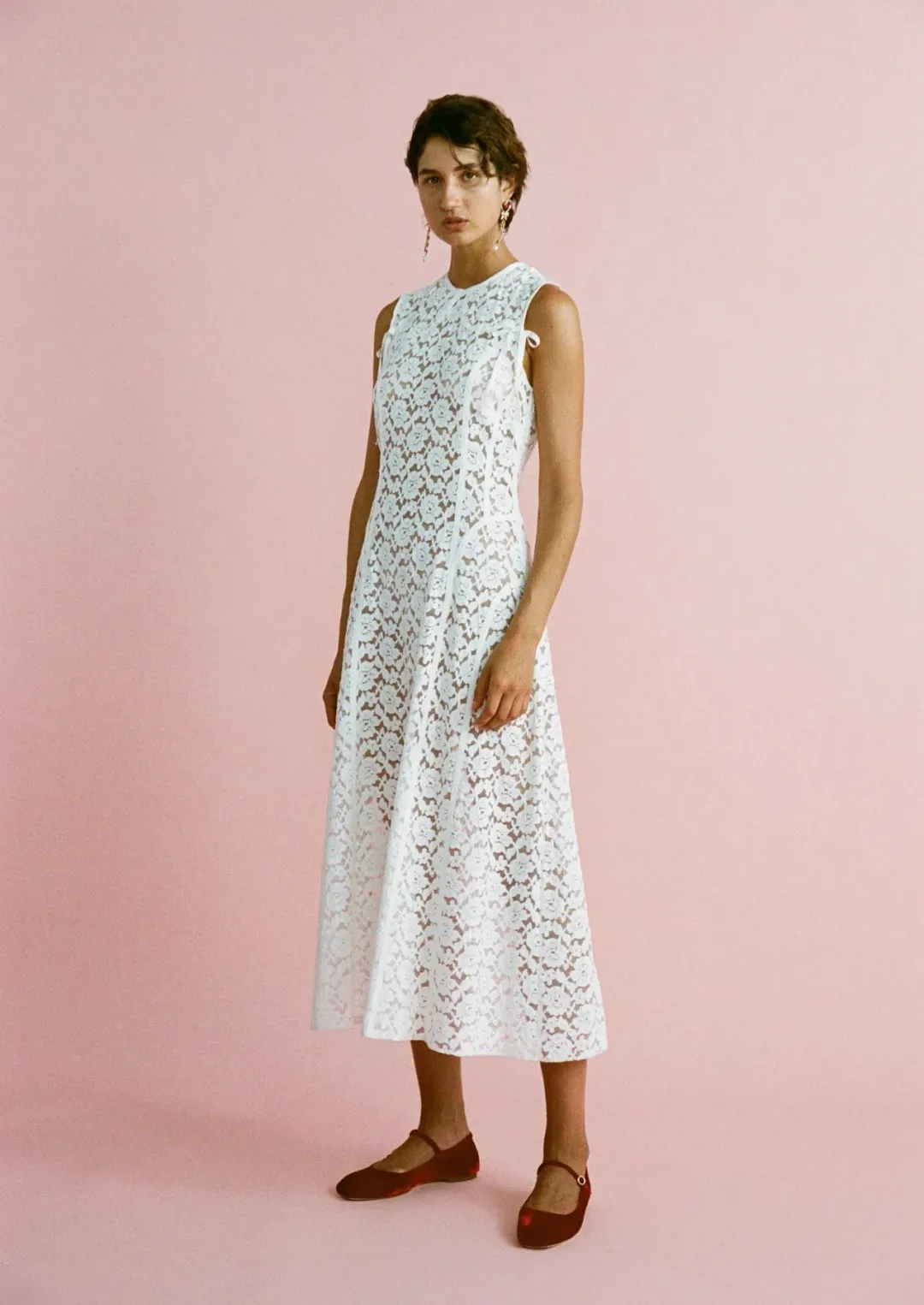 Lovaan Audrey Dress White Size 8 for rent on The Volte - main image