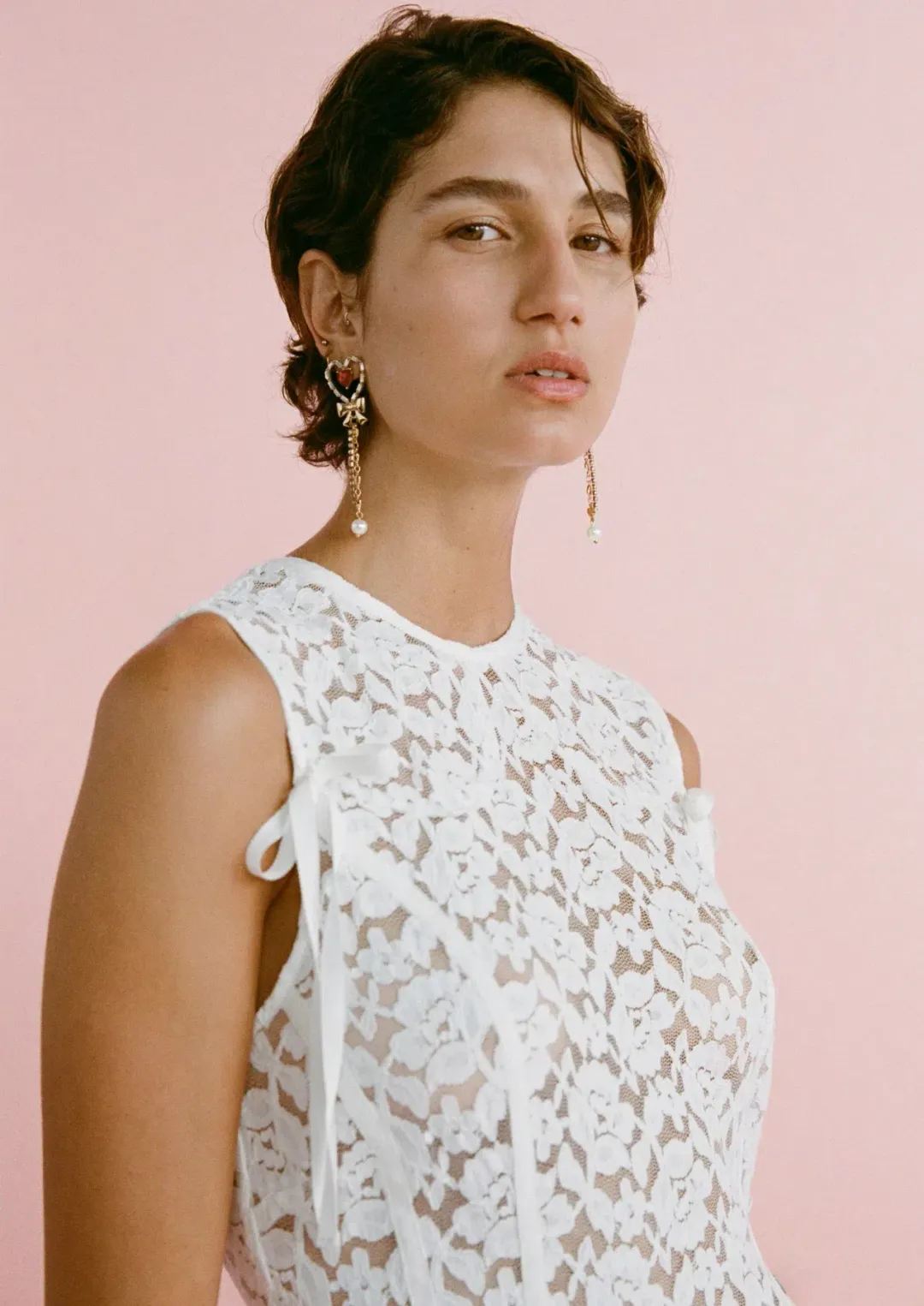 Lovaan Audrey Dress White Size 8 for rent on The Volte - main image