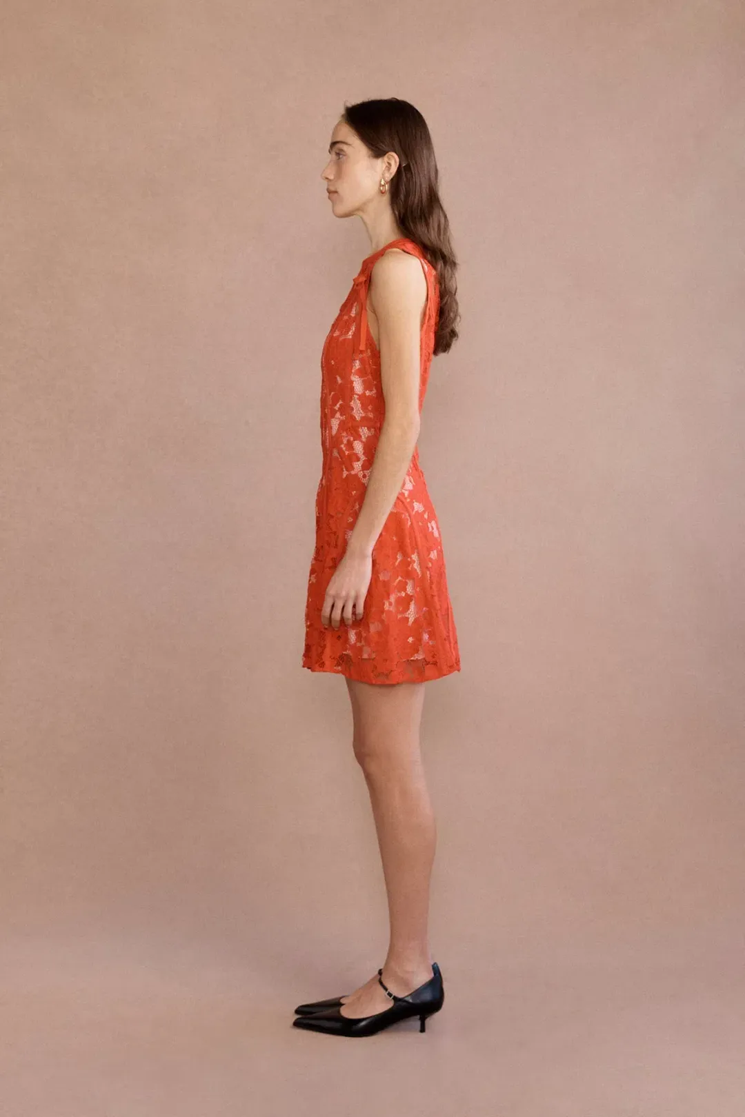 Lovaan Audrey Mini Dress Cherry Size 8 for rent on The Volte - main image