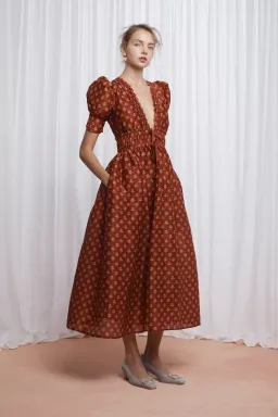 Lovaan Boehm Dress Auburn Rose Size 12 for rent on The Volte - image 3