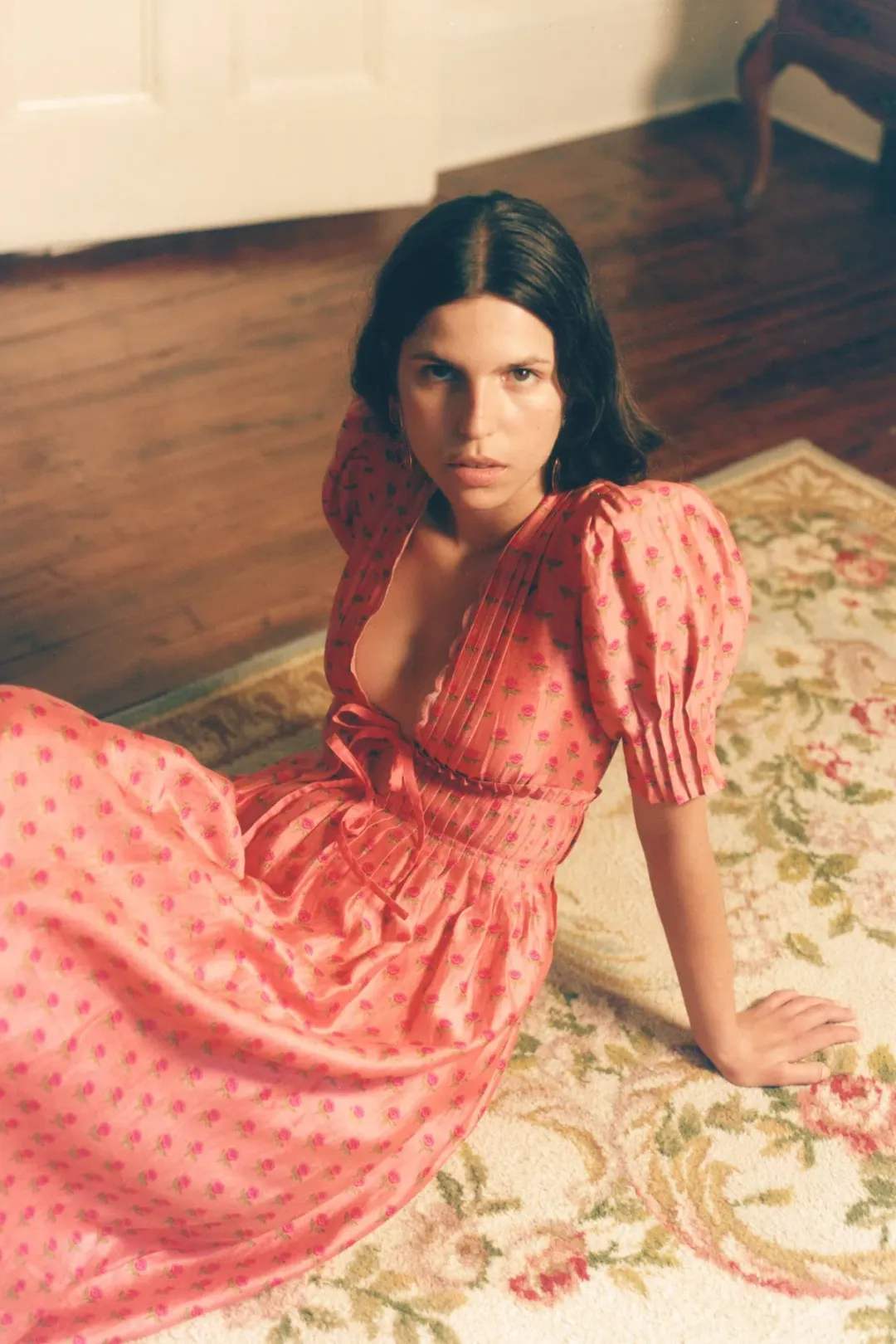 Lovaan Boehm Dress Tiny Rose Pink Size 8 for rent on The Volte - main image