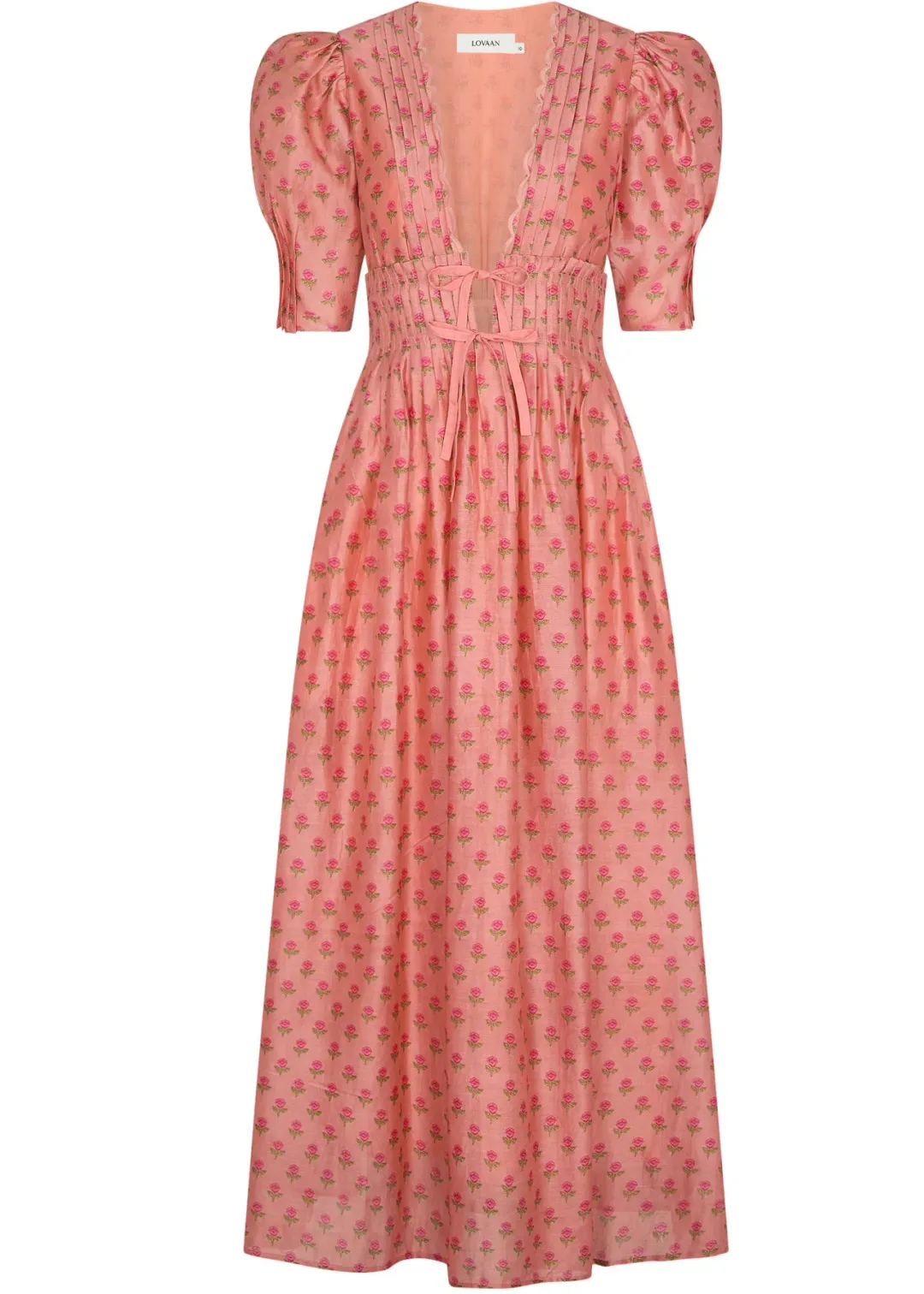 Lovaan Boehm Dress Tiny Rose Pink Size 8 for rent on The Volte - main image