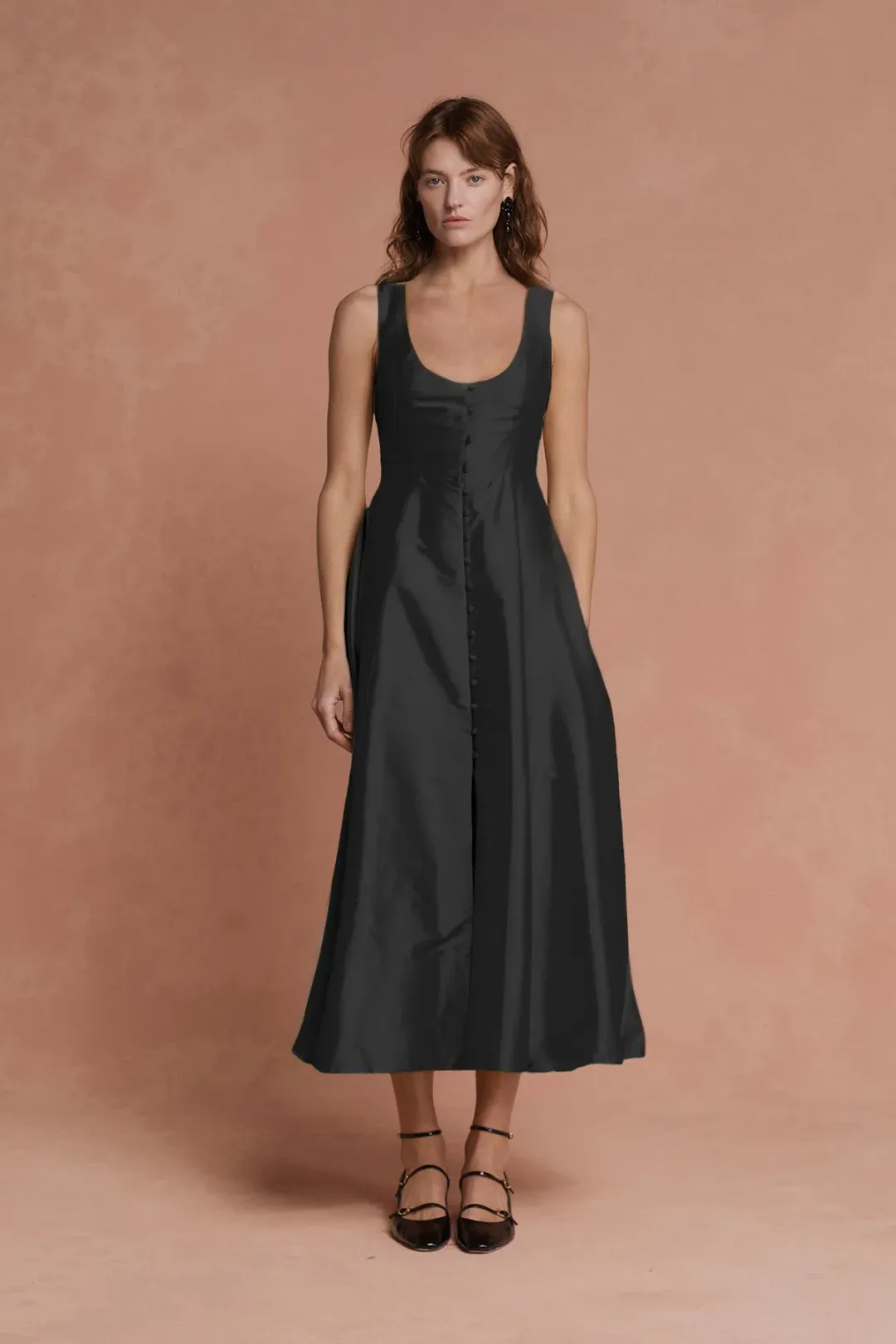 Lovaan Cate Dress Black Size 12 for rent on The Volte - main image