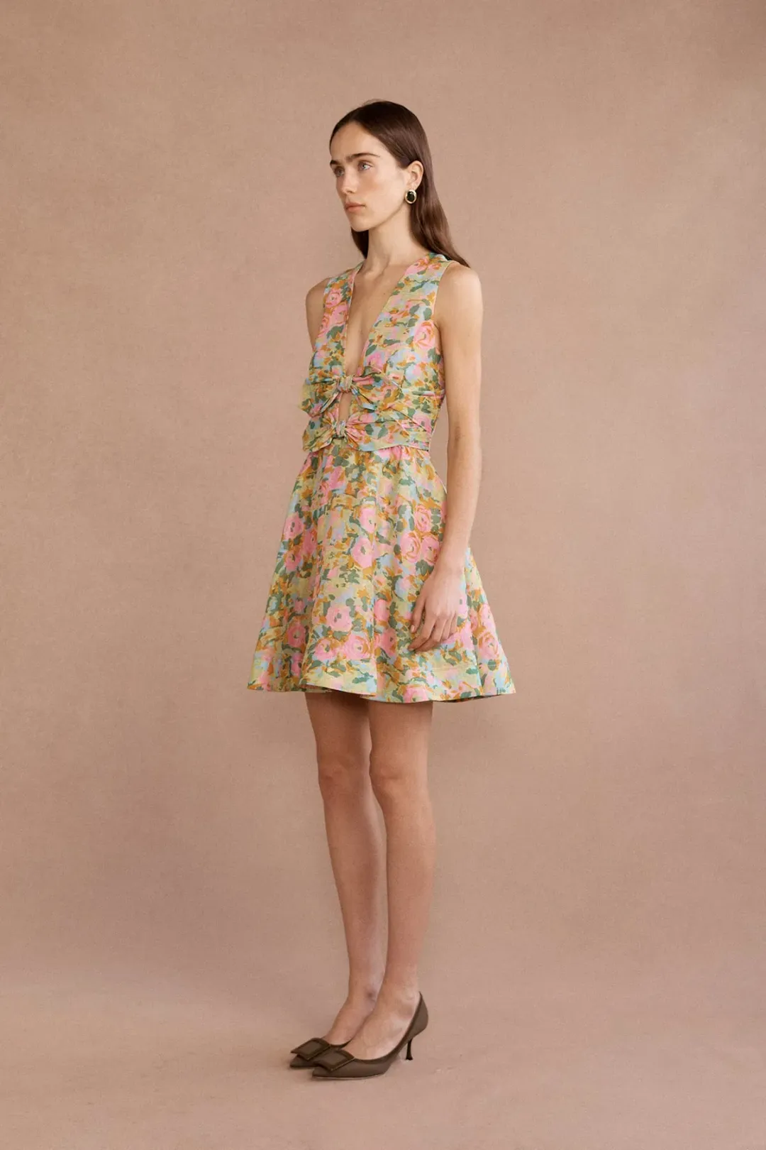 Lovaan Delilah Dress Sienna Floral Size 10 for rent on The Volte - main image