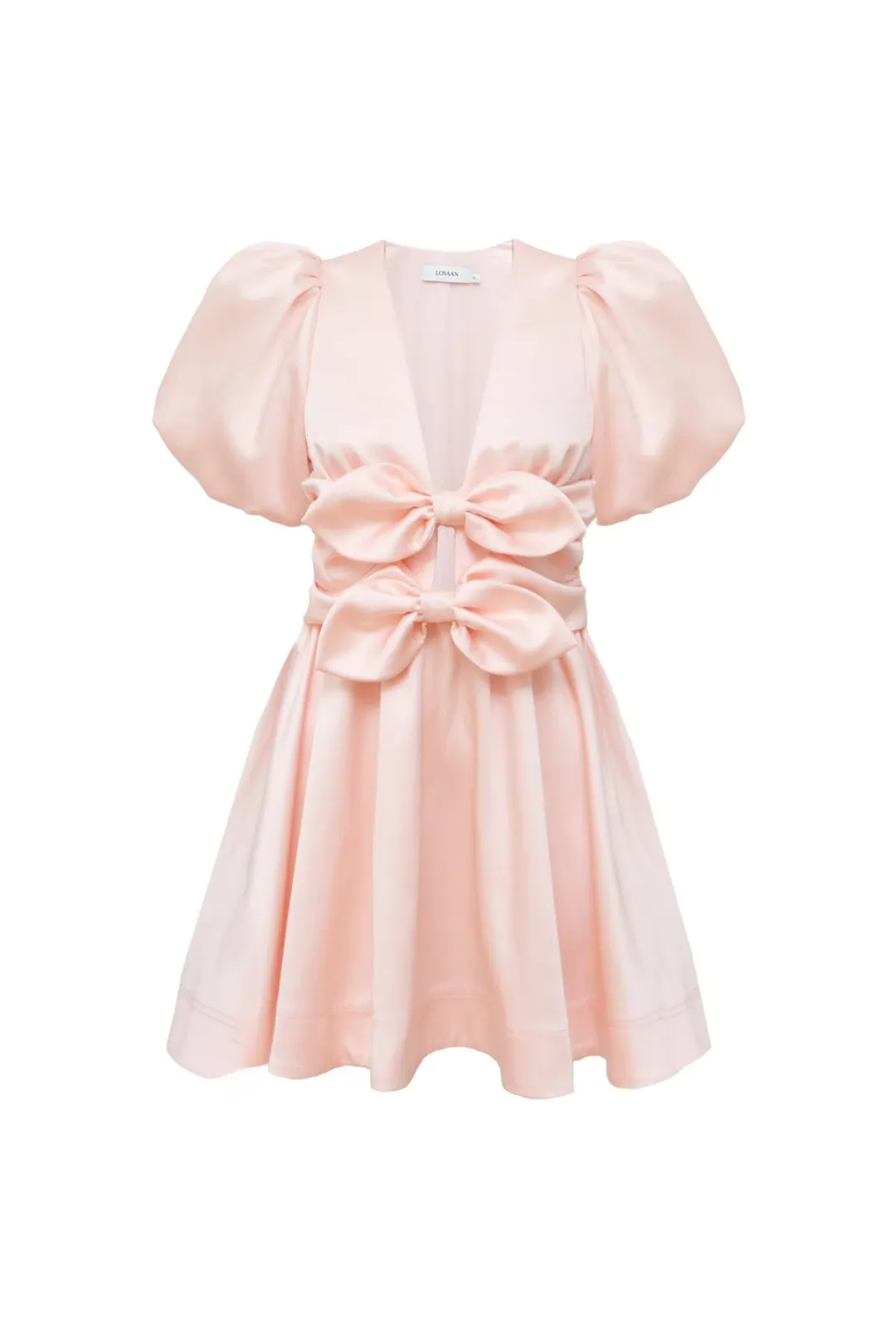 Lovaan Devon Mini Dress Pink Size 10 for rent on The Volte - main image