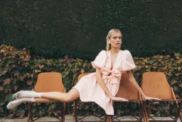 Lovaan Devon Mini Dress Pink Size 10 for rent on The Volte - image 5