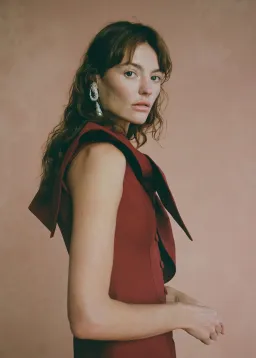 Lovaan Elly Mini Dress Garnet Size 10 for rent on The Volte - image 4