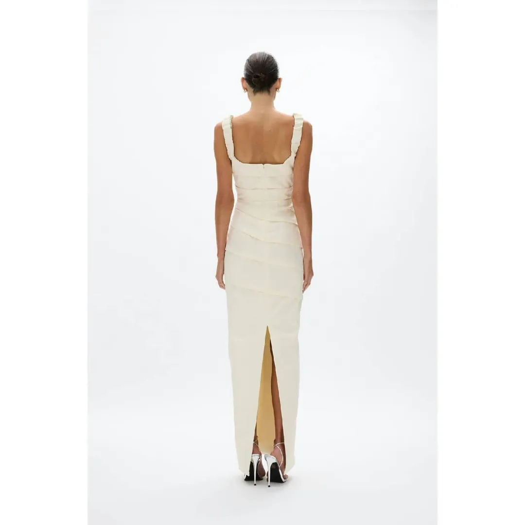 Rachel Gilbert maxi Rhodes gown dress, size 1.  for rent on The Volte - main image