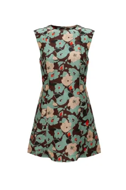 Lovaan Harper Silk Linen Green Floral Size 10 for rent on The Volte - image 6