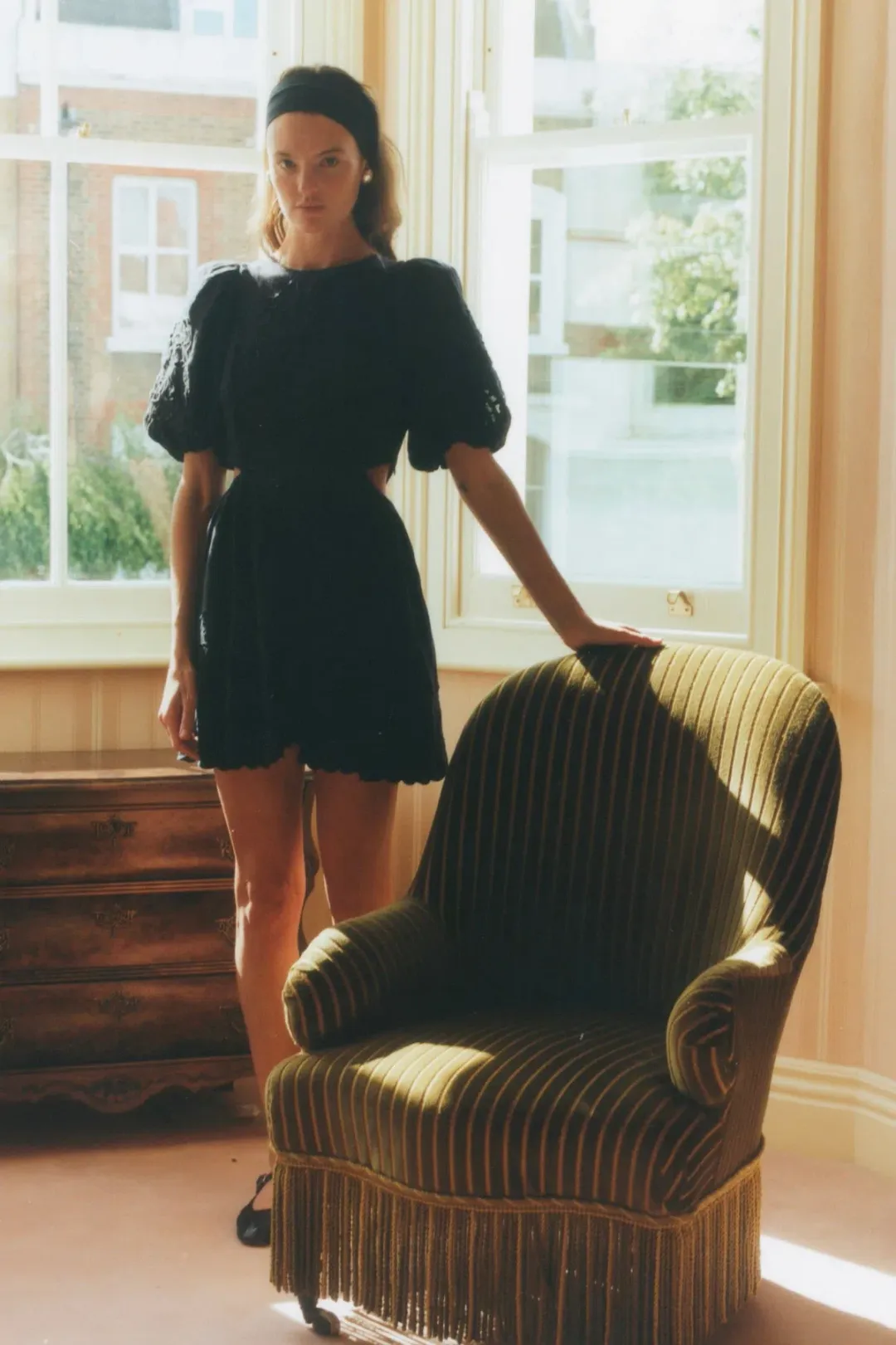 Lovaan Liberty Dress Ink Size 12 for rent on The Volte - main image