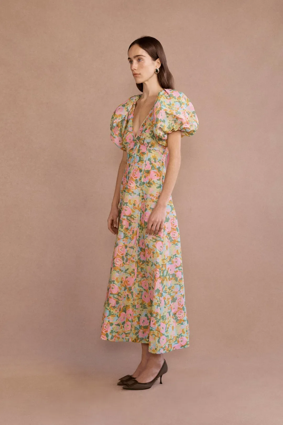 Lovaan Lorna Dress Sienna Floral Size 10 for rent on The Volte - main image