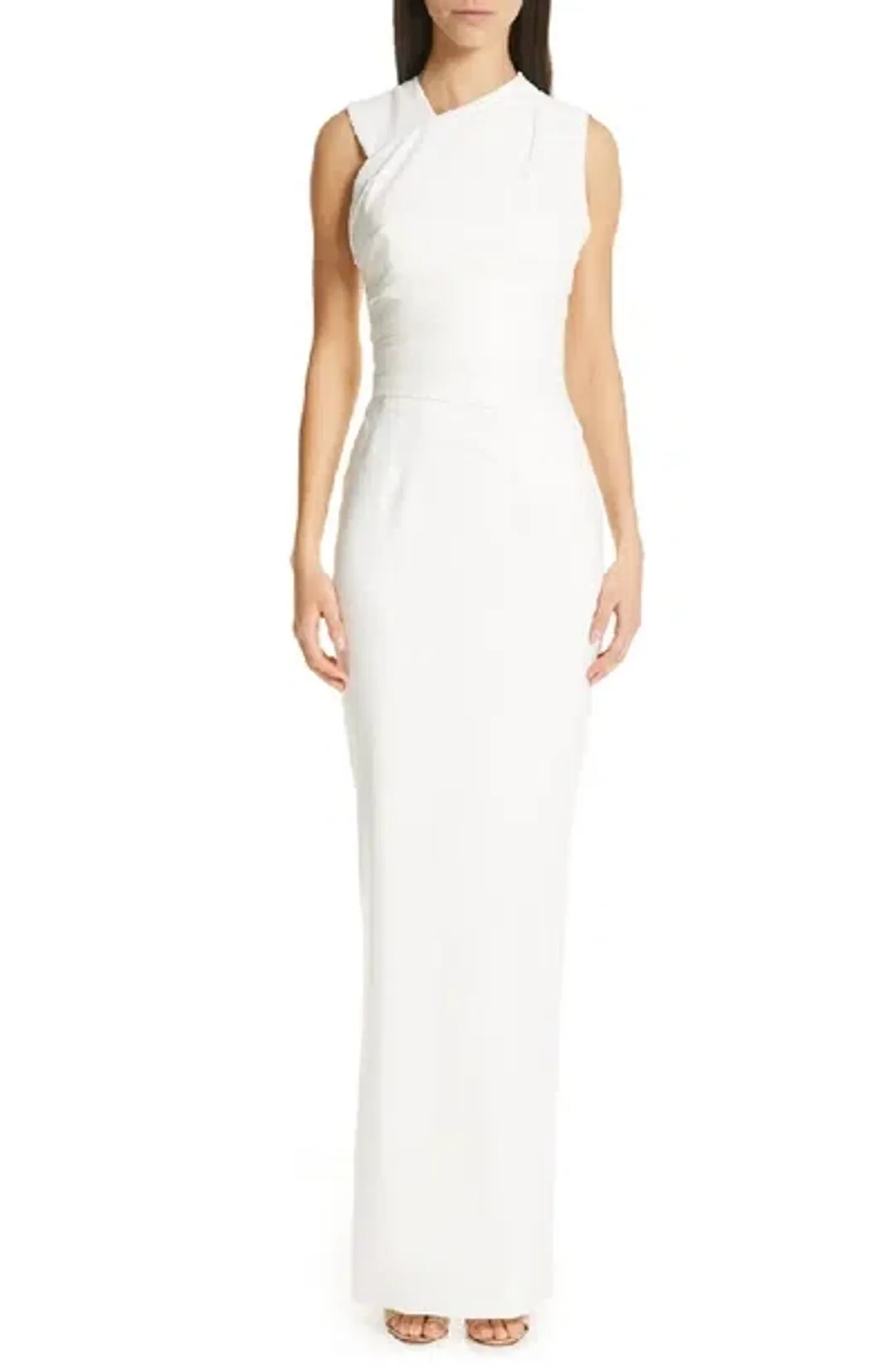 Rachel Gilbert Atlas Maxi Gown White Size 8 for rent on The Volte - main image