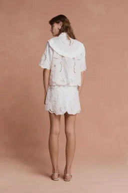 Lovaan Milicent Top White Size 8 for rent on The Volte - image 2