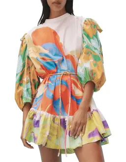 ALEMAIS Luca Mini Dress Multi Size 6 Au for rent on The Volte - image 1