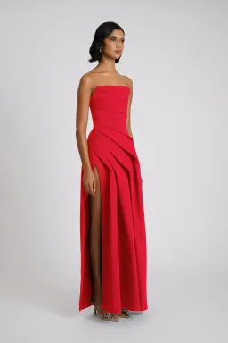 ELIYA THE LABEL Deanna Gown | Red XS for rent on The Volte - image 2