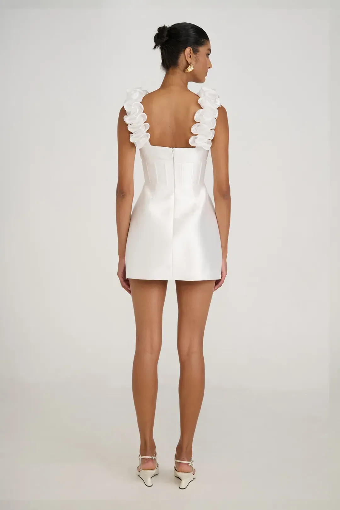 ELIYA THE LABEL Taria Dress | White XS for rent on The Volte - main image