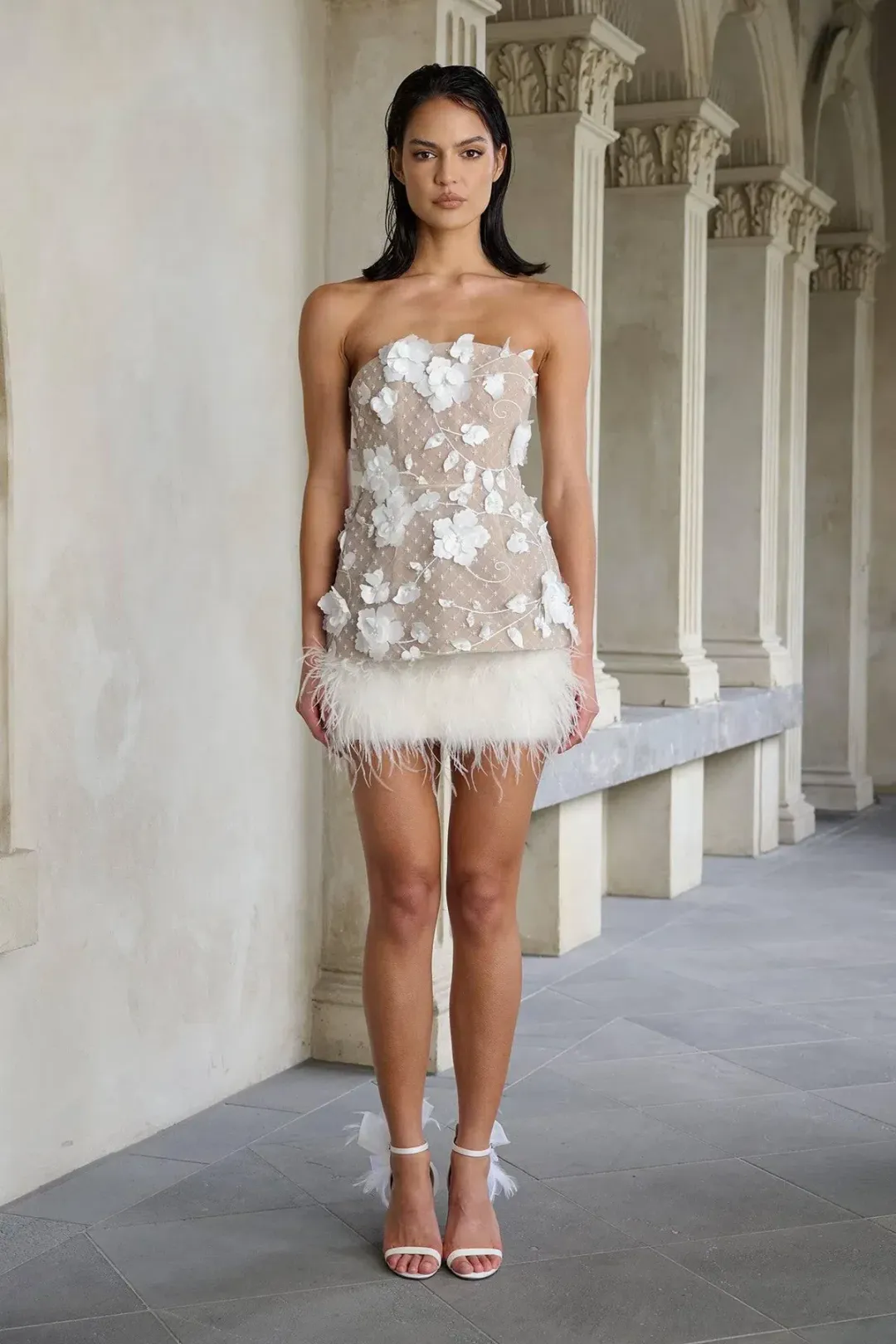 ELIYA THE LABEL Josie Dress XS White for rent on The Volte - main image