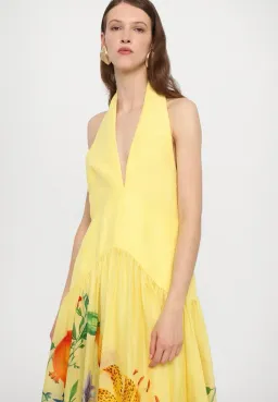 ALEMAIS Dahlia Halter Gown Yellow Size 10 AU for rent on The Volte - image 27