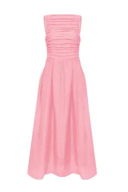 Lovaan Val Dress Sherbert Pink Size 10 for rent on The Volte - image 4
