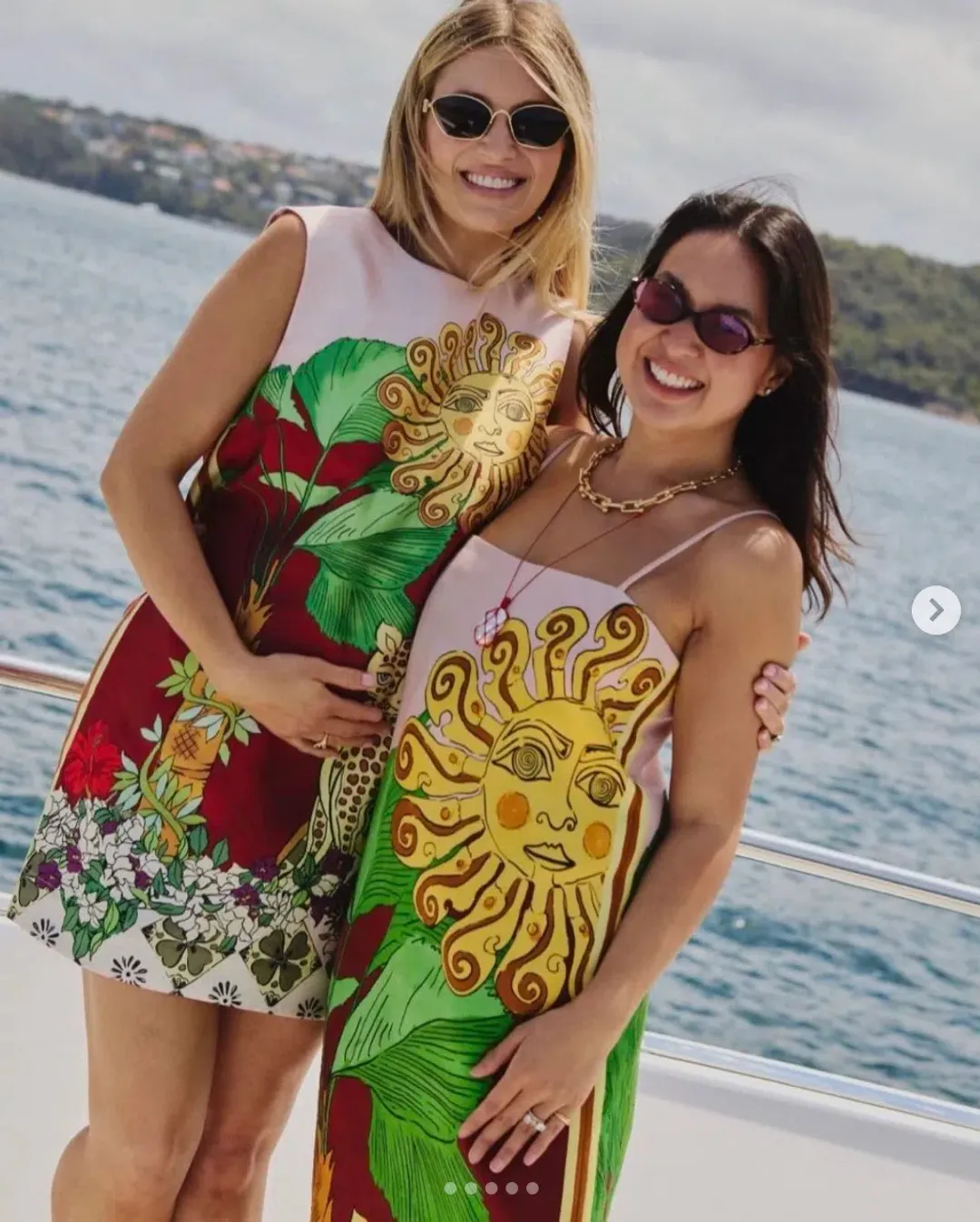 ALEMAIS Tiger Mini Dress Pink Size 10 AU for rent on The Volte - main image