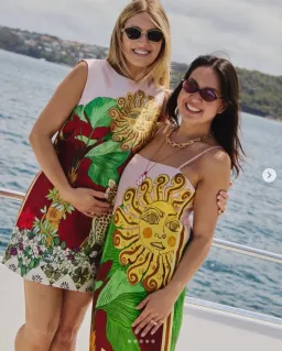 ALEMAIS Tiger Mini Dress Pink Size 10 AU for rent on The Volte - image 1