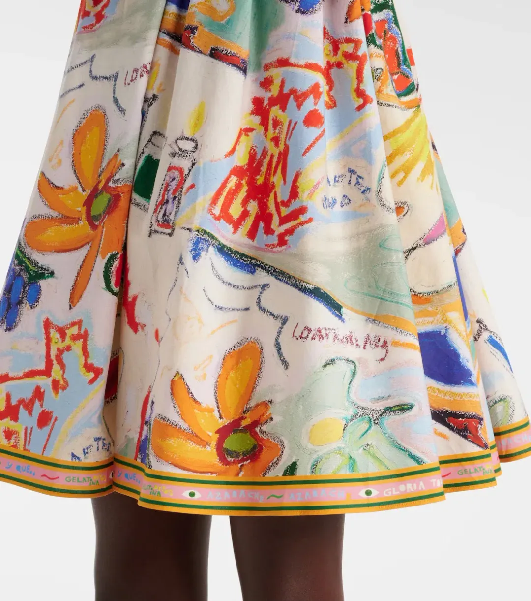 ALEMAIS La Charrasca Halter Mini Dress Multi Size 10 AU for rent on The Volte - main image