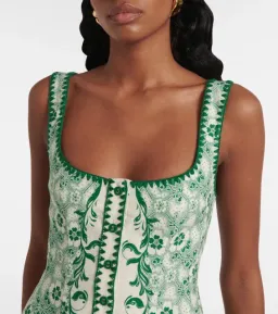 ALEMAIS Olive Mini Dress Exclusive Green Size 8 AU for rent on The Volte - image 3