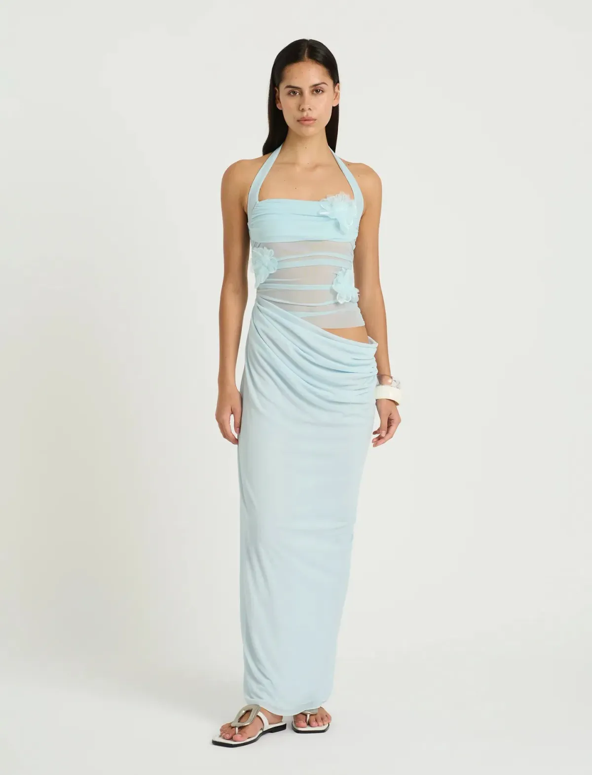 Benni FLORENCE maxi dress fresh mint size 8 for rent on The Volte - main image