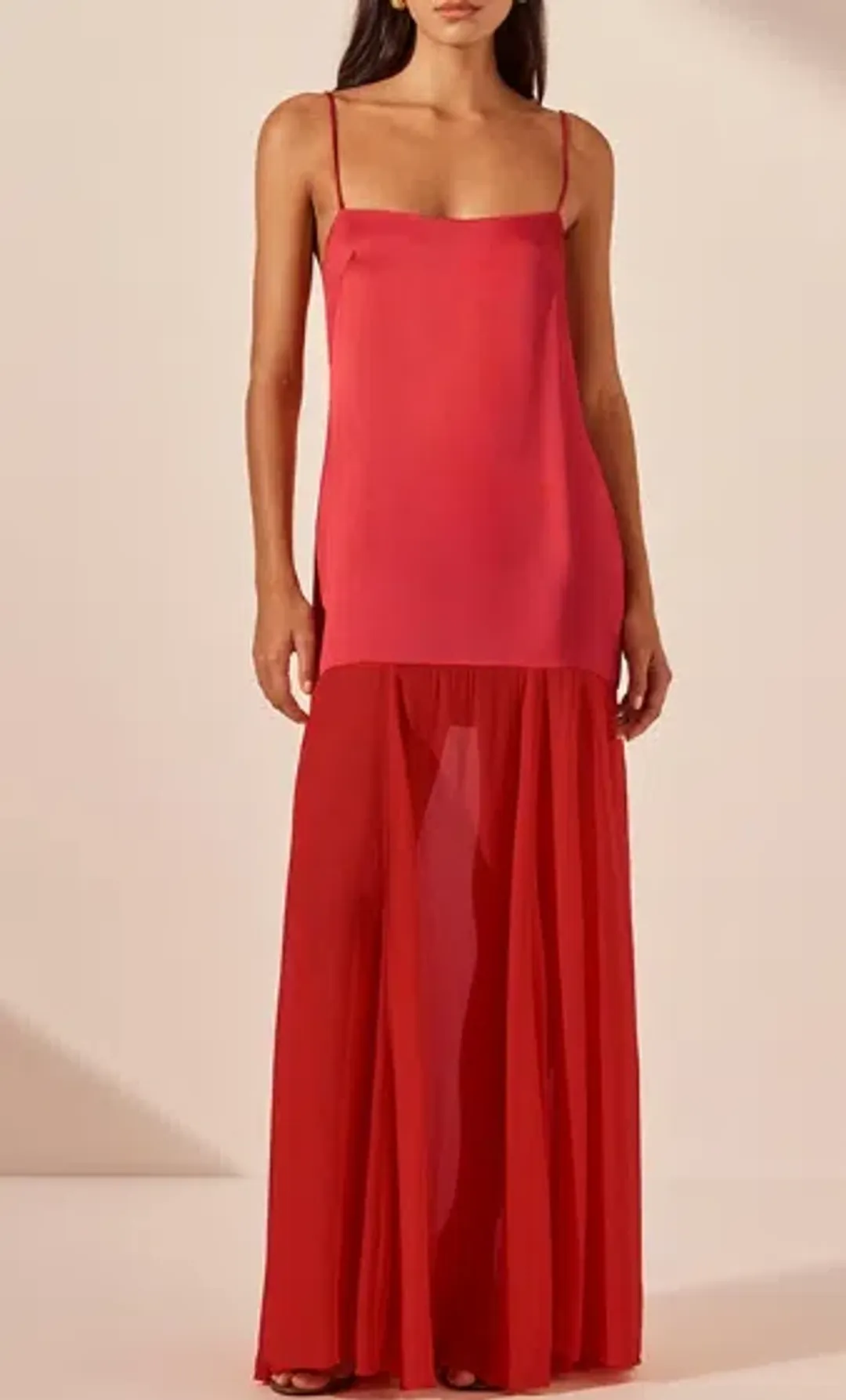 Shona Joy Moraya Dropped Waist Maxi Dress - Size 10 for rent on The Volte - main image