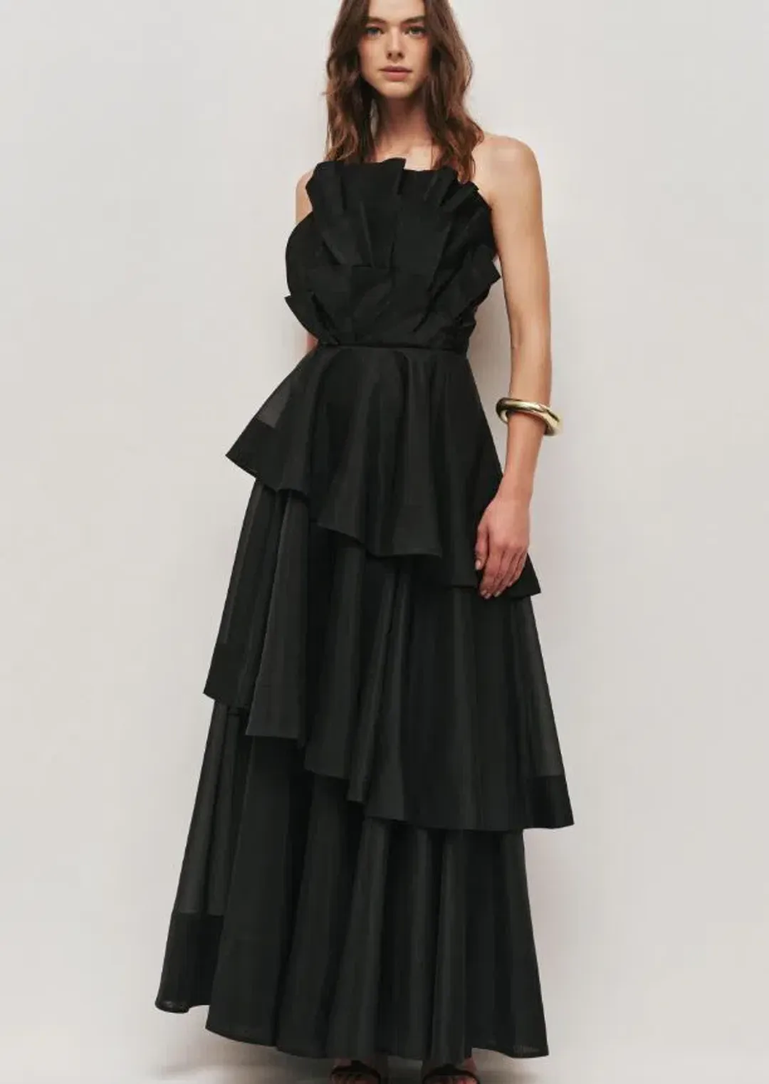 Aje Selestia Gown in Black Size 10 for rent on The Volte - main image