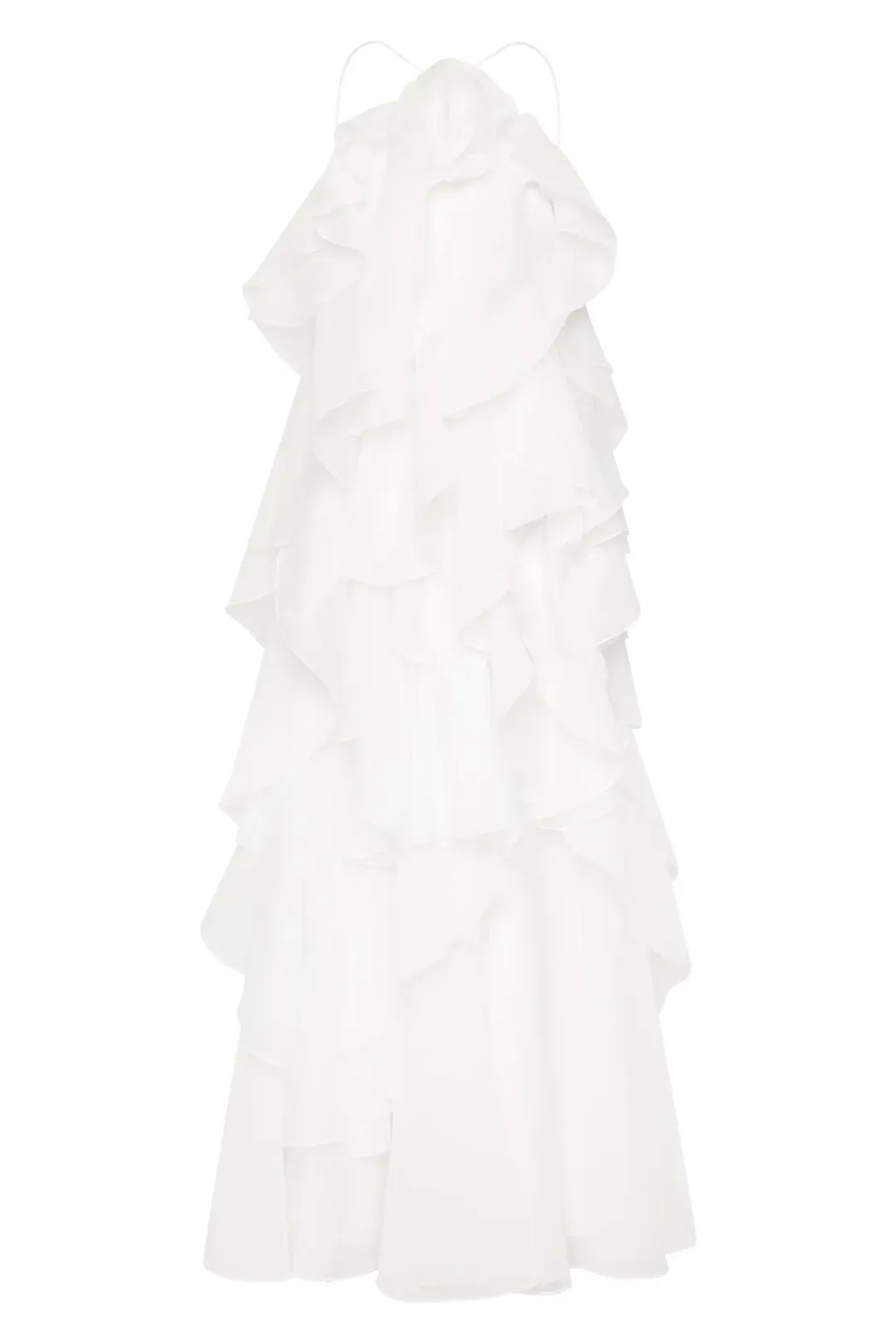 Aje Pandorea Maxi Dress in White for rent on The Volte - main image