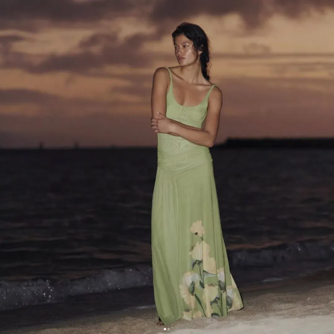 Bec + Bridge Citrina Maxi Dress in Aniya Size 10 for rent on The Volte - main image