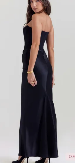 House of CB Persephone Black Strapless Corset Dress Size Medium (Fits Small, Aus size 8) for rent on The Volte - image 4