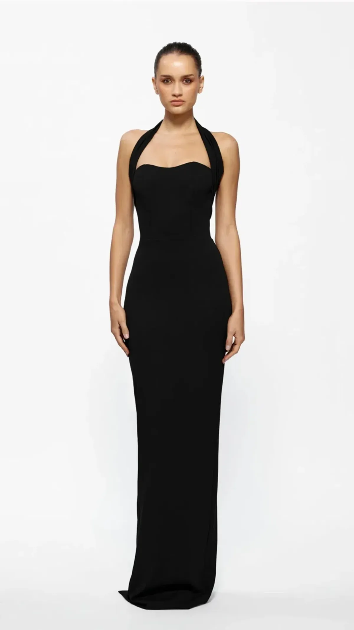 Effie Kats Marian Gown Black Size S (8) for rent on The Volte - main image