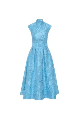 Rebecca Vallance Aegir Midi Dress; size 10 for rent on The Volte - image 6