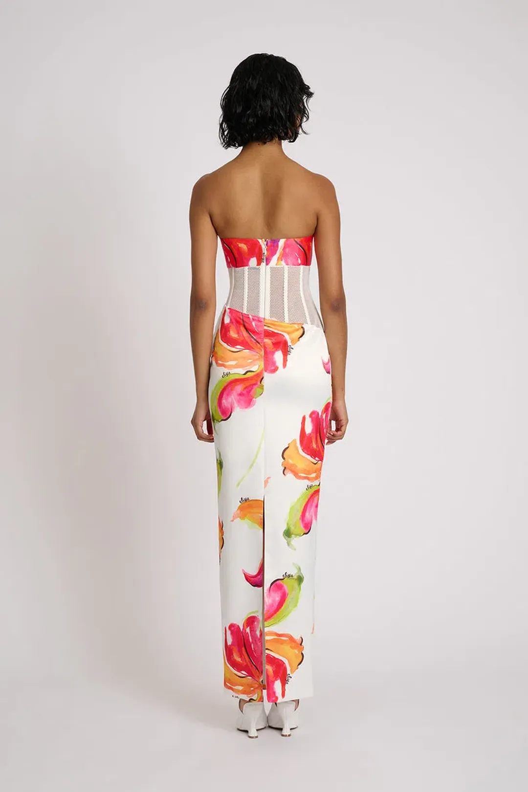 Eliya The Label Papaya Maxi Dress Floral Size XS / AU 6 for rent on The Volte - main image