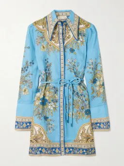 Alemais Cassie Mini Dress Blue Size 12 for rent on The Volte - image 6