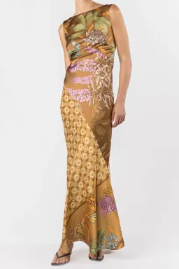 One Fell Swoop Fleur Monica Maxi-Koi No Mori Multi Size 6 for rent on The Volte - image 5
