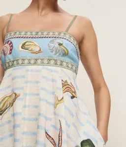 Alemais Bath house Sundress size 14 for rent on The Volte - image 3