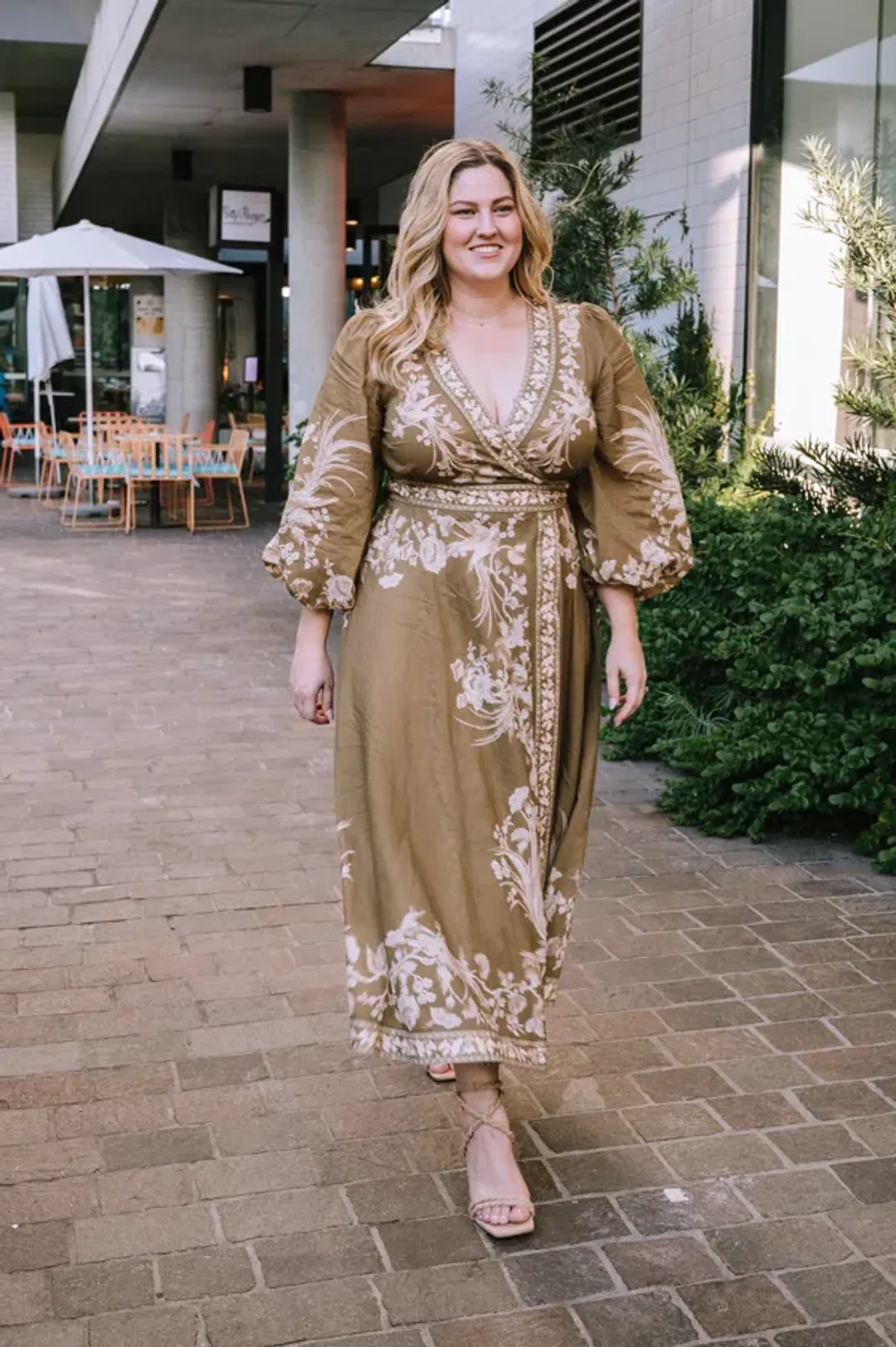 Zimmermann Anneke wrap midi dress size 4 / aus 16 for rent on The Volte - main image