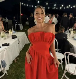 Laurel Gown Red Size 6 for rent on The Volte - image 3