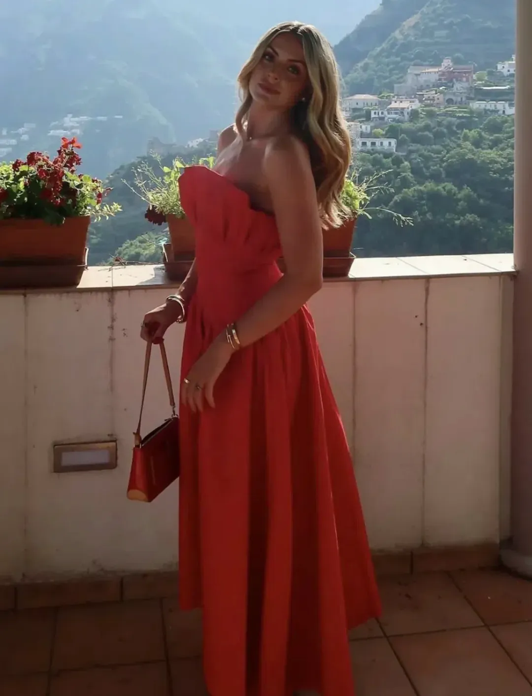 Laurel Gown Red Size 6 for rent on The Volte - main image