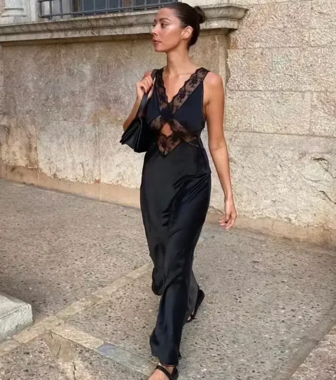 Sir the Label Aries Dress Black for rent on The Volte - main image