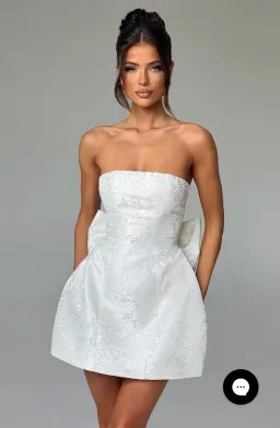 ELENORA MINI DRESS - IVORY for rent on The Volte - image 1