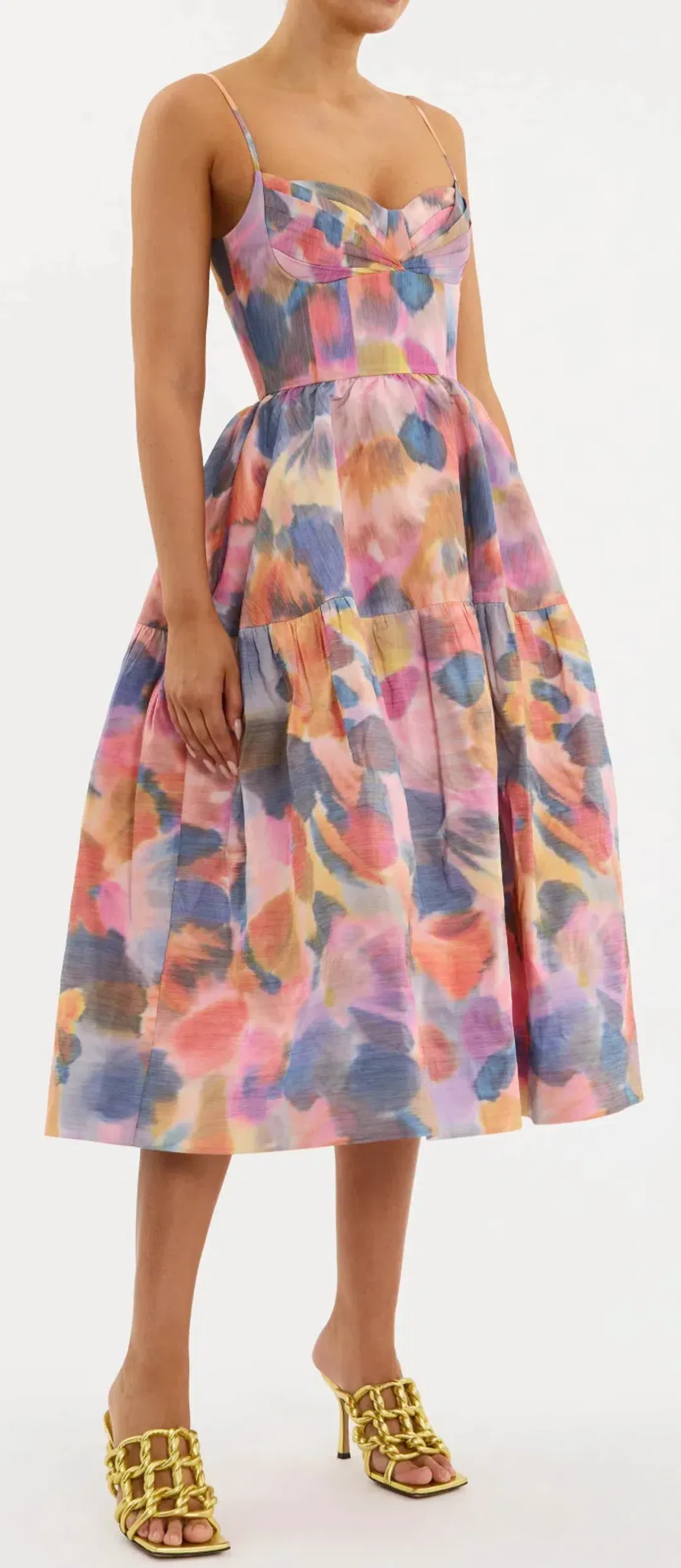 Rebecca Vallance Amaya Midi Dress Size 14 for rent on The Volte - main image